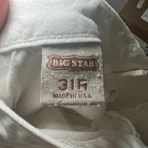 Women's Big Star White Vintage Denim Size 31R - Picture 6 of 7